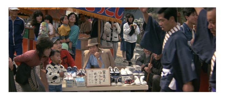 第37作「男はつらいよ 幸福の青い鳥」で寅さんが啖呵売した商品「スニーカー」