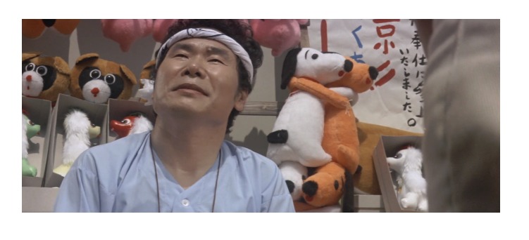 第19作「男はつらいよ 寅次郎と殿様」で寅さんが啖呵売した商品「ゴム長靴、ぬいぐるみ」